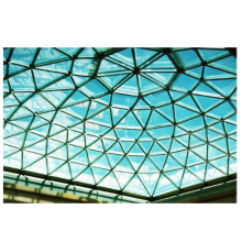 Economical Steel Structure Stained Glass Dome Skylight